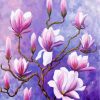 Pink Magnolia Paint By Numbers