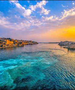 Malta Island Sunset Paint By Numbers