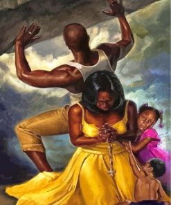 Family Protection Scene Paint By Numbers