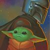 Mandalorian Grogu Adventure Paint By Numbers
