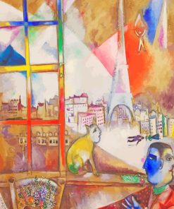 Marc Chagall Paris Scenic Paint By Numbers