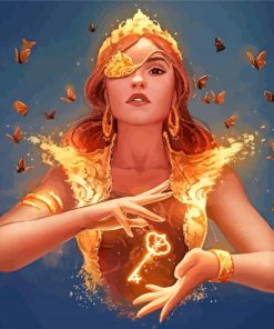 Margo the Magician Fantasy Paint By Numbers