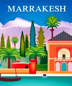 Marrakech Boats Paint By Numbers