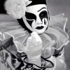 Monochrome Clown Masquerade Paint By Numbers