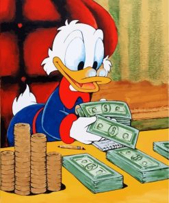 McDuck Cartoon Paint By Numbers