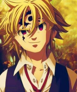 Meliodas Anime Masterpiece Paint By Numbers