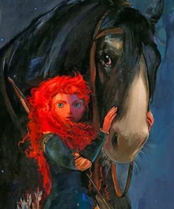 Merida Disney Princess Paint By Numbers