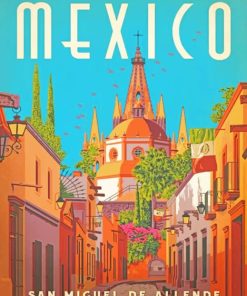 San Miguel de Allende Vibrant Views Paint By Numbers