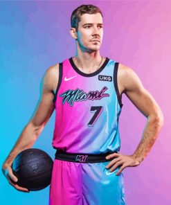 Miami Heat Basketball Paint By Numbers