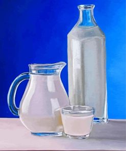 Milk Jugs Still Life Paint By Numbers