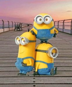 Minion Beach Adventure Paint By Numbers