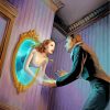 Mirror Reflection Couple Paint By Numbers
