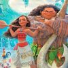 Moana and Chief Tui Adventure Paint By Numbers