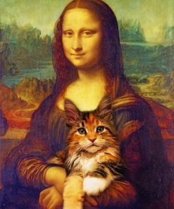 Mona Lisa Animal Companion Paint By Numbers