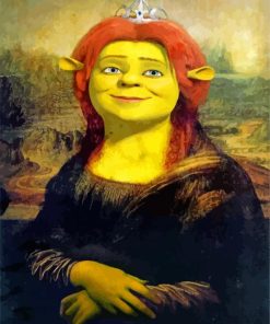 Mona Lisa Fiona Inspired Paint By Numbers