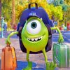 Mike Wazowski Cartoon Paint By Numbers