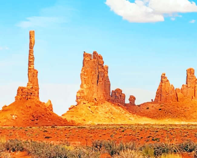 Finalizing the Monument Valley Desert artwork