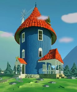 Moomin World Cartoon Series Paint By Numbers