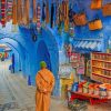 Chefchaouen Street Scene Paint By Numbers