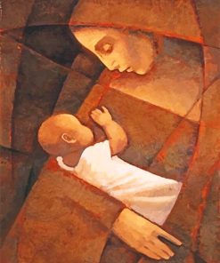 Mother and Son Bond Paint By Numbers