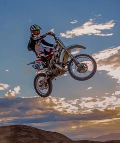 Motocross Engines Paint By Numbers