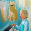 Cat Music Fun Paint By Numbers