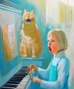 Cat Music Fun Paint By Numbers