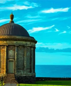 Mussenden Temple Northern Ireland Paint By Numbers