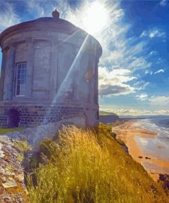 Mussenden Temple Coastal View Paint By Numbers