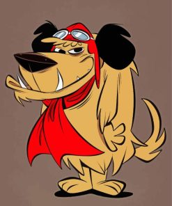 Muttley Cartoon Paint By Numbers