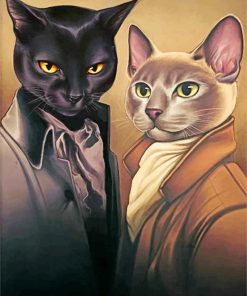 Enigmatic Feline Paint By Numbers