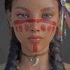 Native American Girl Art Paint By Numbers