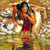 Native American Vintage Paint By Numbers