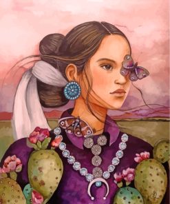Navajo Woman Paint By Numbers