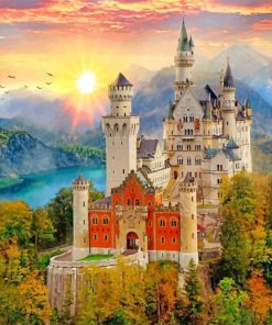 Neuschwanstein Castle Germany Paint By Numbers