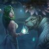 Fantasy Elf and Tiger Paint By Numbers