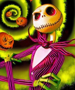 Jack Skellington Character Paint By Numbers