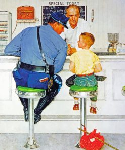 Norman Rockwell People Art Paint By Numbers