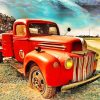 Red Pickup Truck Paint By Numbers