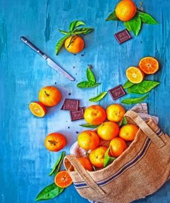 Orange Chocolate Delight Paint By Numbers