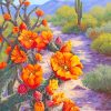 Orange Cactus Paint By Numbers