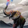 Colorful Elephant Animals Paint By Numbers