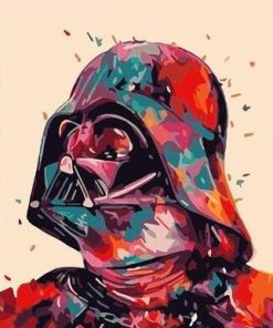 Colorful Darth Vader Star Wars Paint By Numbers