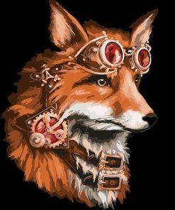 Fox Animal Painting Kit Paint By Numbers