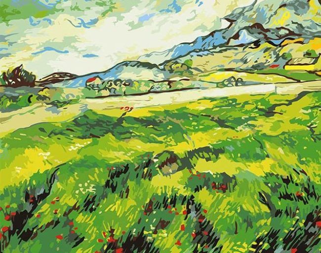 Vincent Van Gogh Green Vineyard Paint By Numbers