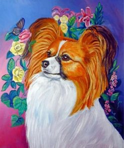 Papillon Puppy Paint By Numbers