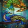 Dragon Majesty Peafowl Paint By Numbers