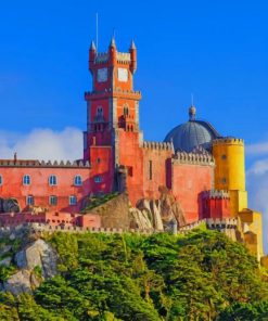 Discover Pena National Palace Portugal Paint By Numbers