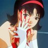 Perfect Blue Anime Girl Paint By Numbers