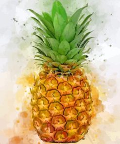 Pineapple Fruit Art Paint By Numbers